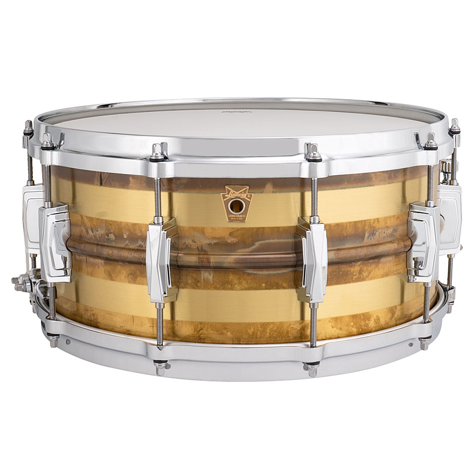 Ludwig Bronze Phonic LB552RS 14" x 6,5" Striped Bronze Snare Drum von Ludwig