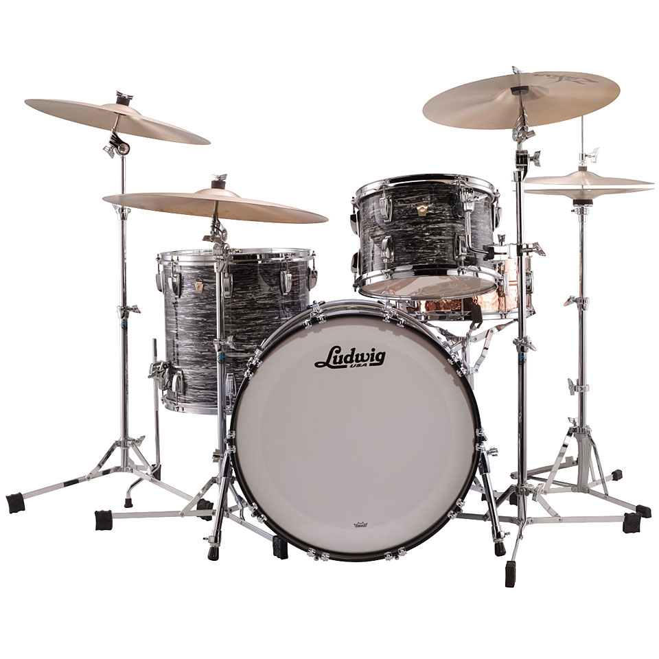 Ludwig Classic Maple Fab 22" Vintage Black Oyster Schlagzeug Ludwig Classic Maple Fab 22" Vintage Black Oyster Schlagzeug von Ludwig
