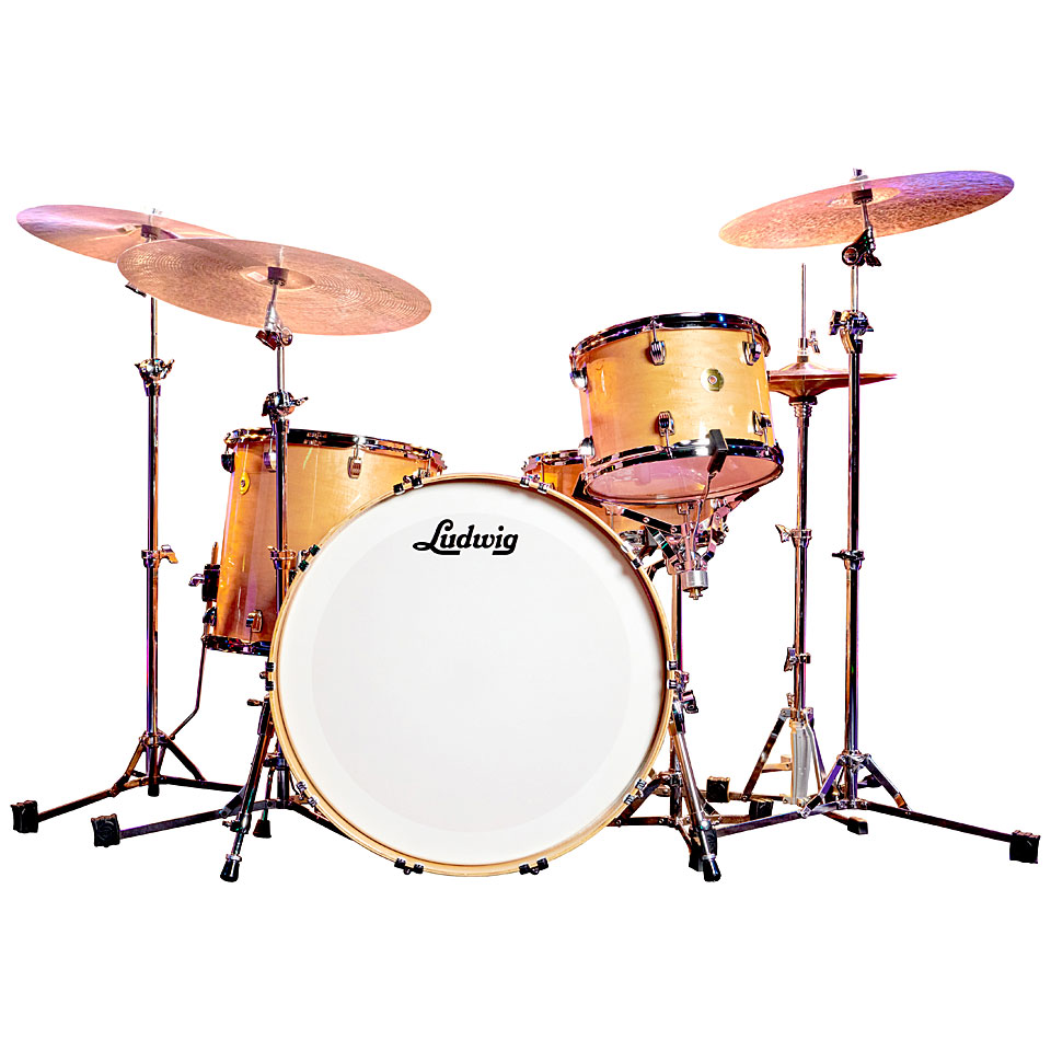 Ludwig Continental 22" Natural Maple Shellset Schlagzeug Ludwig Continental 22" Natural Maple Shellset Schlagzeug von Ludwig