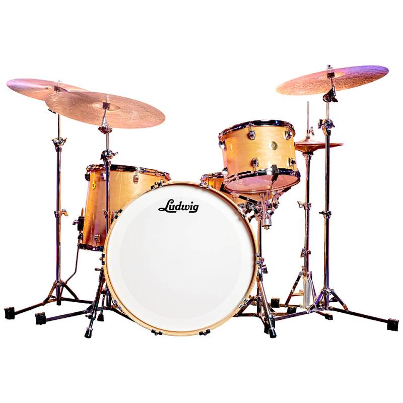 Ludwig Continental 22" Natural Maple Shellset Schlagzeug von Ludwig