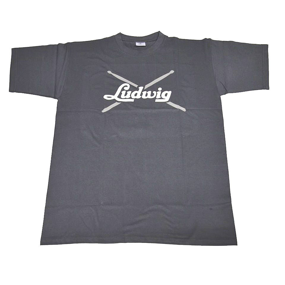 Ludwig Grey Sticks/Vintage Logo XS T-Shirt von Ludwig
