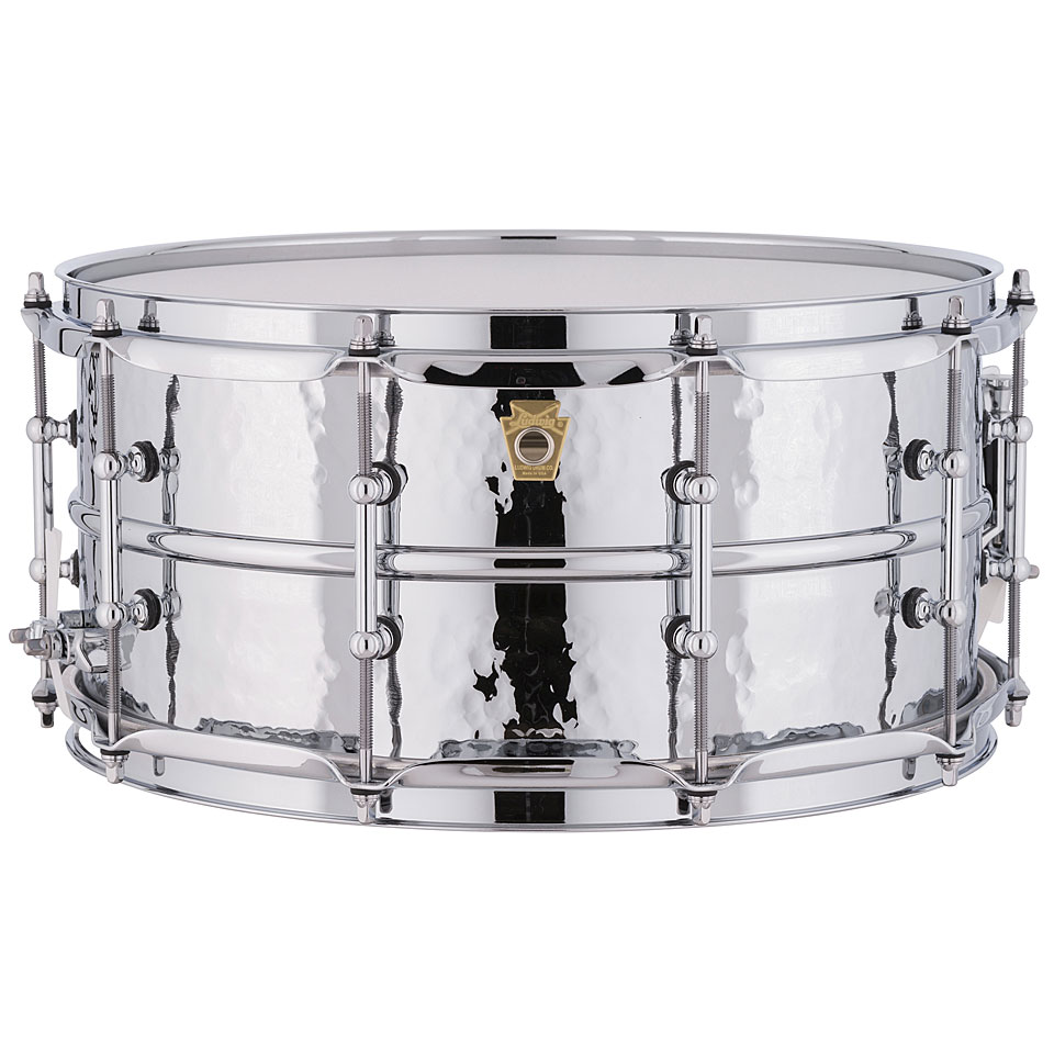 Ludwig Supraphonic LM402KT 14" x 6,5" hammered Aluminium Snare Drum von Ludwig