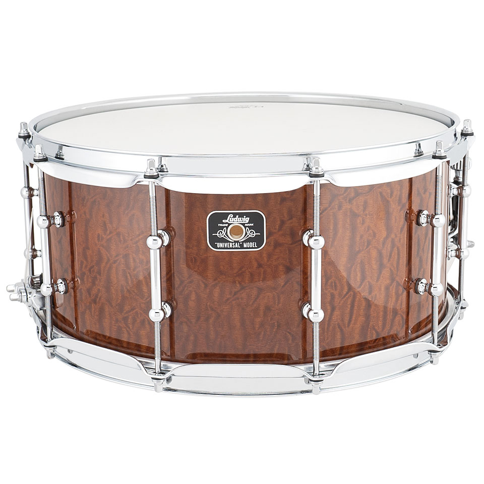 Ludwig Universal Wood LU6514BE 14" x 6,5" Beech Snare Snare Drum von Ludwig