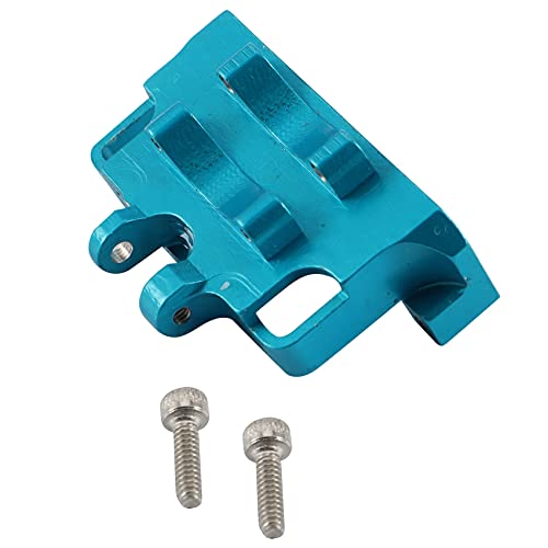 Luejnbogty Metall Servo Halterung für Axial SCX24 90081 AXI00001 1/24 RC Crawler Auto Upgrade Teile ZubehöR, Blau von Luejnbogty