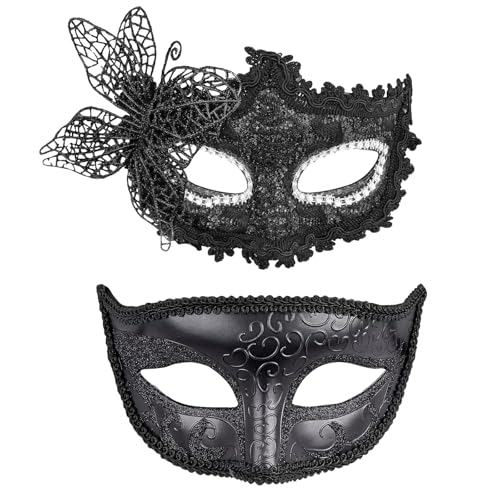 Lufdegim 2Pcs Spitze Maske Flachkopf Maske mit Gemalter Blume Masken im Vintage-Stil Maskerade Masken Schmetterlingsmaske Performance Requisiten Karneval Zubehör Halloween Zubehör Lufdegim 2Pcs Spitze Maske Flachkopf Maske mit Gemalter Blume Masken im Vintage-Stil Maskerade Masken Schmetterlingsmaske Performance Requisiten Karneval Zubehör Halloween Zubehör von Lufdegim