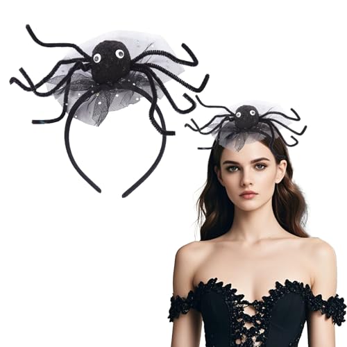 Lufdegim Spinnen Haarreif, Haarband Spinne, Halloween Stirnband Kopfschmuck Spinnen Haarschmuck Kostüm Accessoires für Fasching Karneval Maskerade Cosplay Dekoration Lufdegim Spinnen Haarreif, Haarband Spinne, Halloween Stirnband Kopfschmuck Spinnen Haarschmuck Kostüm Accessoires für Fasching Karneval Maskerade Cosplay Dekoration von Lufdegim