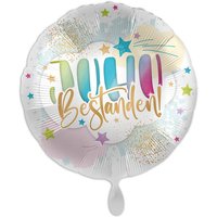 Ballon bestandene Prüfung"Juhu Bestanden", runder Heliumballon Ø 34 cm Ballon bestandene Prüfung"Juhu Bestanden", runder Heliumballon Ø 34 cm von Luftballon-Markt GmbH