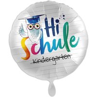 Heliumballon Einschulung "Hi Schule", Eule, Heliumballon rund Ø 34cm Heliumballon Einschulung "Hi Schule", Eule, Heliumballon rund Ø 34cm von Luftballon-Markt GmbH