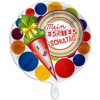Mein erster Schultag Heliumballon zur Einschulung m. Zuckertüten-Motiv Mein erster Schultag Heliumballon zur Einschulung m. Zuckertüten-Motiv von Luftballon-Markt GmbH