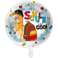"Schule ist cool" Heliumballon zur Einschulung runder Heliumballon "Schule ist cool" Heliumballon zur Einschulung runder Heliumballon von Luftballon-Markt GmbH