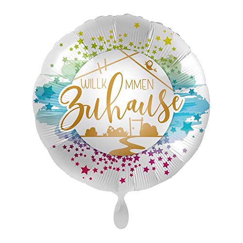 Luftballon-Markt 1 Folienballon Willkommen Zuhause Welcome Ballon rund Satin bunt 43 cm ungefüllt Ballongas geeignet Luftballon-Markt 1 Folienballon Willkommen Zuhause Welcome Ballon rund Satin bunt 43 cm ungefüllt Ballongas geeignet von Guoml