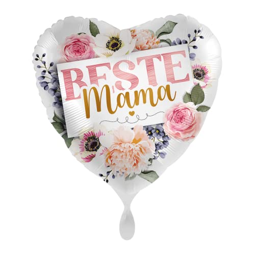 1 Folienballon Muttertag Geburtstag Beste Mama Herz rosa weiß ca 45 cm ungefüllt Ballongas geeignet 1 Folienballon Muttertag Geburtstag Beste Mama Herz rosa weiß ca 45 cm ungefüllt Ballongas geeignet von Luftballonmarkt
