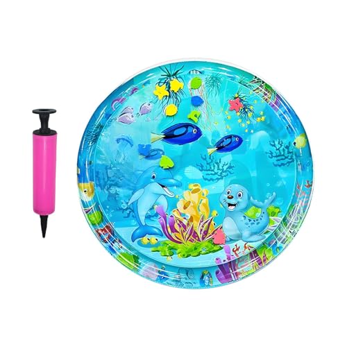 Luieonm Wassermatte für Katzen, verdickte sensorische Wasserpalymat, tragbares aufblasbares Pad, kühlendes Übungsspielzeug für Baby-Welpenzimmer, Küche, Boden, Innenbereich Luieonm Wassermatte für Katzen, verdickte sensorische Wasserpalymat, tragbares aufblasbares Pad, kühlendes Übungsspielzeug für Baby-Welpenzimmer, Küche, Boden, Innenbereich von Luieonm