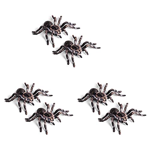 Lukasz 10 Stück Serie 9,5 cm großes falsches Insektenmodell Spinne Realistisches Spielzeug Lustiges Spielzeug Allerheiligen gruselig Zubehör von Lukasz
