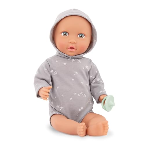 LullaBaby – Baby Puppe mit Puppenkleidung – Porzellan Hautton & Blaue Augen – 36 cm Babypuppe Weichkörper – Strampler mit Kapuze & Schnuller – Spielzeug für Kinder ab 2 Jahren LullaBaby – Baby Puppe mit Puppenkleidung – Porzellan Hautton & Blaue Augen – 36 cm Babypuppe Weichkörper – Strampler mit Kapuze & Schnuller – Spielzeug für Kinder ab 2 Jahren von LullaBaby