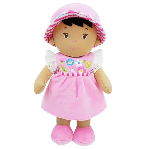 Lullaberry 30cm Soft Dolly Malorie - Gefüllte weiche Babypuppe Geschenk für 1-3 Jahre - Rosa Kleid Lullaberry 30cm Soft Dolly Malorie - Gefüllte weiche Babypuppe Geschenk für 1-3 Jahre - Rosa Kleid von Lullaberry