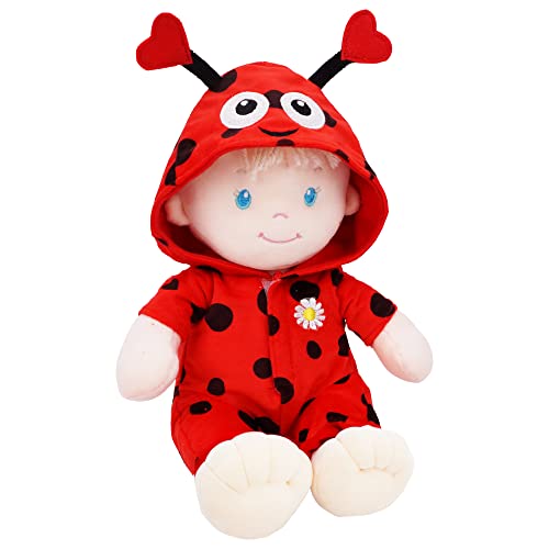 Lullaberry Sweet Dolly Ladybug - Gefüllte Ultraweiche Babypuppe für Geburt und Up - Ladybug Outfit Lullaberry Sweet Dolly Ladybug - Gefüllte Ultraweiche Babypuppe für Geburt und Up - Ladybug Outfit von Lullaberry