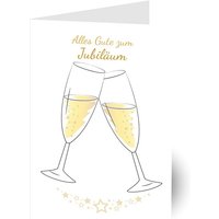 "Alles Gute zum Jubiläum" Glückwunschkarte inkl. Umschlag "Alles Gute zum Jubiläum" Glückwunschkarte inkl. Umschlag von Luma