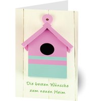 "Die Besten Wünsche zum neuen Heim" Glückwunschkarte inkl. Umschlag "Die Besten Wünsche zum neuen Heim" Glückwunschkarte inkl. Umschlag von Luma