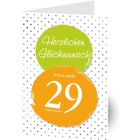 "Schon wieder 29" Glückwunschkarte inkl. Umschlag "Schon wieder 29" Glückwunschkarte inkl. Umschlag von Luma