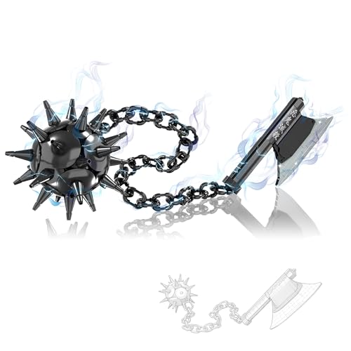 LumdivaRT 1525 Anime Waffen-Set, 779 Bauteile, Mittelalter Krieger: Streitkolben & Stichbeil Set, Cosplay Modellbau, DIY Projekt für Fans & Enthusiasten LumdivaRT 1525 Anime Waffen-Set, 779 Bauteile, Mittelalter Krieger: Streitkolben & Stichbeil Set, Cosplay Modellbau, DIY Projekt für Fans & Enthusiasten von LumdivaRT