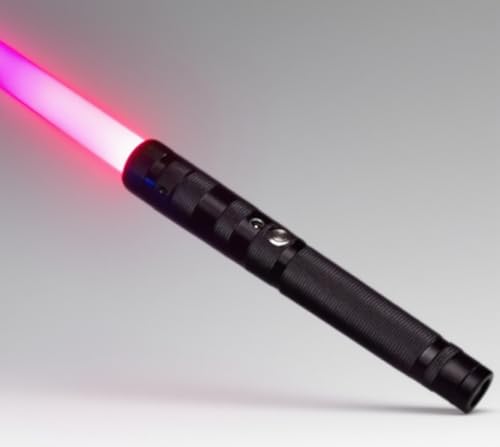 LumenVela Laserschwert für Kinder Erwachsene, USB-C Lade Lichtschwert Kinder, Lichtschwert Simulierter Filmkampf-Soundfonts für Party, Geschenk, Cosplay (1 Stück) von LumenVela