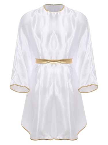 LumiJour Männer Engel Kostüm Halloween Fledermausflügel Ärmel Glänzendes Kleid Themenparty Cosplay Fancy Dress Weiß XXL LumiJour Männer Engel Kostüm Halloween Fledermausflügel Ärmel Glänzendes Kleid Themenparty Cosplay Fancy Dress Weiß XXL von LumiJour