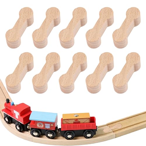10 Stück Holzeisenbahn Verbindungsstücke Verbinder,Holzeisenbahn Verbindungsstuck,Verbinder Set Holzschienen,Schienenverbinder für Spielzeugeisenbahnen,Adapter Kompatibel Mit Brio,Lillabo,Melissa 10 Stück Holzeisenbahn Verbindungsstücke Verbinder,Holzeisenbahn Verbindungsstuck,Verbinder Set Holzschienen,Schienenverbinder für Spielzeugeisenbahnen,Adapter Kompatibel Mit Brio,Lillabo,Melissa von LuminaryLair
