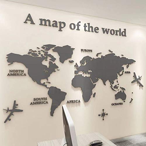 3D DIY Weltkarte Wandaufkleber Kristalldekoration Büro Studie Wohnzimmer Sofa Hintergrund Wandaufkleber Dreidimensionale Wanddekoration Wandbilder Wandsticker Wandtattoo Grey 3D DIY Weltkarte Wandaufkleber Kristalldekoration Büro Studie Wohnzimmer Sofa Hintergrund Wandaufkleber Dreidimensionale Wanddekoration Wandbilder Wandsticker Wandtattoo Grey von Luming