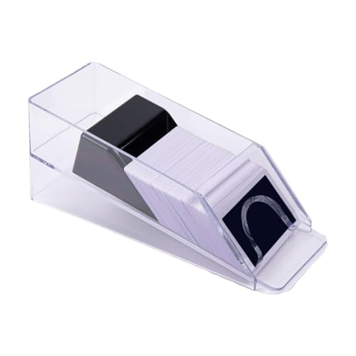 Kartenhändler, Poker-Dealer-Halter, Blackjacks Dealing-Schuh, Wiederverwendbarer Spielkartenhändler, Kartenverteiler für Spielkarten, Blackjack Table Poker Zubehör Kartenhändler, Poker-Dealer-Halter, Blackjacks Dealing-Schuh, Wiederverwendbarer Spielkartenhändler, Kartenverteiler für Spielkarten, Blackjack Table Poker Zubehör von Lumiscent