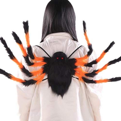 Spinnen-Rucksack-Kostüm, Plüsch-Riesenspinne, realistische gefälschte Spinnen, riesiges Spinnenkostüm, Rücken, Süßigkeitentasche, Horror-Plüsch-Spinnenbein-Requisiten, Dekorationen, Spinnen-Rucksack-Kostüm, Plüsch-Riesenspinne, realistische gefälschte Spinnen, riesiges Spinnenkostüm, Rücken, Süßigkeitentasche, Horror-Plüsch-Spinnenbein-Requisiten, Dekorationen, von Lumiscent