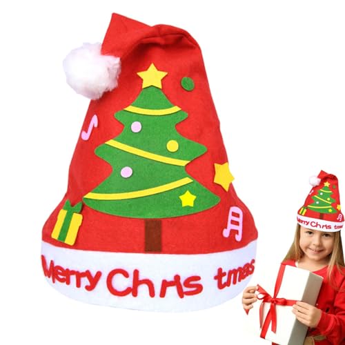 Lumiscent Weihnachtsmütze Making Kit - Cartoon Weihnachtsmütze Making Kit | Weihnachtsmütze Making Supplies | Kinder Weihnachtsmütze Kit | Urlaub Bastelbedarf für Zuhause, Kindergarten, Kindergarten Lumiscent Weihnachtsmütze Making Kit - Cartoon Weihnachtsmütze Making Kit | Weihnachtsmütze Making Supplies | Kinder Weihnachtsmütze Kit | Urlaub Bastelbedarf für Zuhause, Kindergarten, Kindergarten von Lumiscent