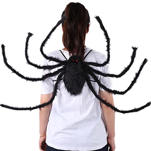 Spinnen-Rucksack-Kostüm, Plüsch-Riesenspinne, realistische gefälschte Spinnen, riesiges Spinnenkostüm, Rücken, Süßigkeitentasche, Horror-Plüsch-Spinnenbein-Requisiten, Dekorationen, Spinnen-Rucksack-Kostüm, Plüsch-Riesenspinne, realistische gefälschte Spinnen, riesiges Spinnenkostüm, Rücken, Süßigkeitentasche, Horror-Plüsch-Spinnenbein-Requisiten, Dekorationen, von Lumiscent