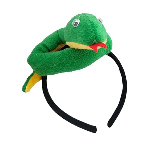 Stofftier-Stirnband – Plüsch-Schlangen-Haarband | Neuheit Schlange gefülltes Haarband | modische Stirnbänder | Kopfbedeckung niedliches Stofftier Stirnband | Cosplay Haarschmuck für Freunde Stofftier-Stirnband – Plüsch-Schlangen-Haarband | Neuheit Schlange gefülltes Haarband | modische Stirnbänder | Kopfbedeckung niedliches Stofftier Stirnband | Cosplay Haarschmuck für Freunde von Lumiscent