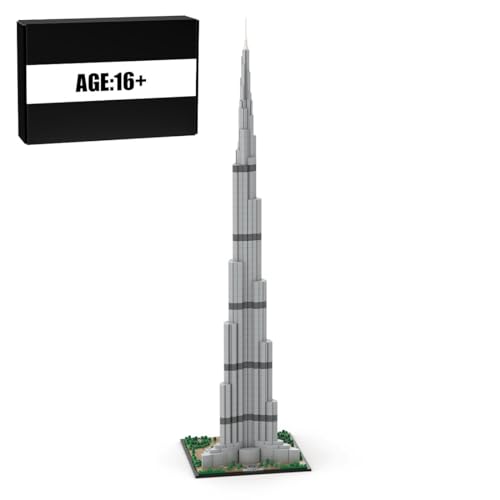 Lumitex Architecture Burj Khalifa Klemmbausteine Bauklötze, 1:800 Modular Haus Gebäude Straßenansicht, 3391 Stück Architektur Wahrzeichen-Kollektion Entworfen von SPBrix - MOC-131908 Lumitex Architecture Burj Khalifa Klemmbausteine Bauklötze, 1:800 Modular Haus Gebäude Straßenansicht, 3391 Stück Architektur Wahrzeichen-Kollektion Entworfen von SPBrix - MOC-131908 von Lumitex