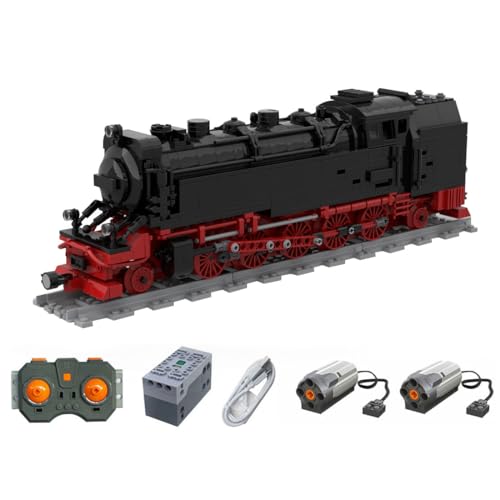 Lumitex Bausteine Zug Batterieantrieb, Dampflokomotive Zug, 1018 Teile HSB Dampflok 99.72 Vapor Zug Klemmbausteine Kompatibel mit 10254 Itrains Lumitex Bausteine Zug Batterieantrieb, Dampflokomotive Zug, 1018 Teile HSB Dampflok 99.72 Vapor Zug Klemmbausteine Kompatibel mit 10254 Itrains von Lumitex