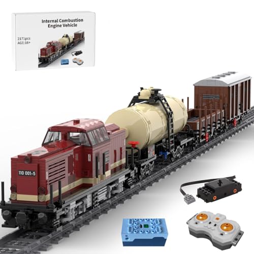 Lumitex City Lokomotive Bausteine, RC Lokomotive und Güterzug, 2171 Teile Güterzug Zug Klemmbausteine Kompatibel mit 60198 Lumitex City Lokomotive Bausteine, RC Lokomotive und Güterzug, 2171 Teile Güterzug Zug Klemmbausteine Kompatibel mit 60198 von Lumitex