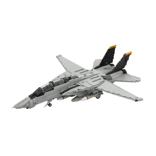 Lumitex F-14 Tomcat Flugzeug Kampfflugzeug Jet Militär Flugzeuge Baustein Klemmbausteine für Erwachsene 1/35 MOC Flugzeug Sammlung Geschenk - 2443 Teile Lumitex F-14 Tomcat Flugzeug Kampfflugzeug Jet Militär Flugzeuge Baustein Klemmbausteine für Erwachsene 1/35 MOC Flugzeug Sammlung Geschenk - 2443 Teile von Lumitex