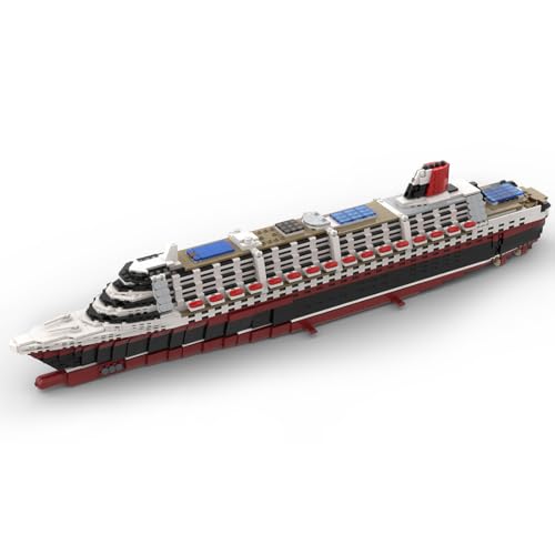 Lumitex Technoloy MS Poseidon Schiff Modellbausatz, 2589 Teile 1:500 Kreuzfahrtschiff Baustein Spielzeug für Erwachsene Kinder Kompatibel mit 10294 Entworfen von bru_bri_mocs Lumitex Technoloy MS Poseidon Schiff Modellbausatz, 2589 Teile 1:500 Kreuzfahrtschiff Baustein Spielzeug für Erwachsene Kinder Kompatibel mit 10294 Entworfen von bru_bri_mocs von Lumitex