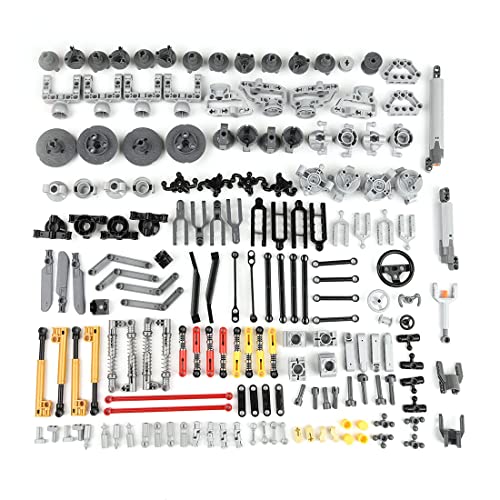 Lumivive Technik Ersatzteile Set, Technik Teile Steine Aufhängung Differentialsperre Drehplatte Stoßdämpferanschluss Mechanisches Zubehör Set MOC Klemmbausteine - 169 Teile Lumivive Technik Ersatzteile Set, Technik Teile Steine Aufhängung Differentialsperre Drehplatte Stoßdämpferanschluss Mechanisches Zubehör Set MOC Klemmbausteine - 169 Teile von Lumivive