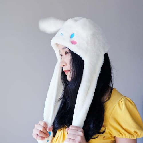 Beweglicher Ohrenhut, Sprungmütze, süßes Cosplay-Zubehör für Frauen und Mädchen, Partyurlaub von Lumoboo