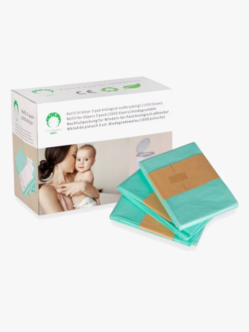 Luna Bambini Nachfüllpackung für Windeleimer 3er-Pack von Luna Bambini