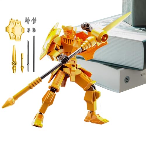 Lunaobrik Actionfiguren mit Mehreren Gelenken,Actionfigurenmodell | -gedruckte bewegliche Actionfigur mit Mehreren Gelenken,13 cm große, einzigartige, bewegliche Roboter-Actionfigur mit Mehreren Lunaobrik Actionfiguren mit Mehreren Gelenken,Actionfigurenmodell | -gedruckte bewegliche Actionfigur mit Mehreren Gelenken,13 cm große, einzigartige, bewegliche Roboter-Actionfigur mit Mehreren von Lunaobrik