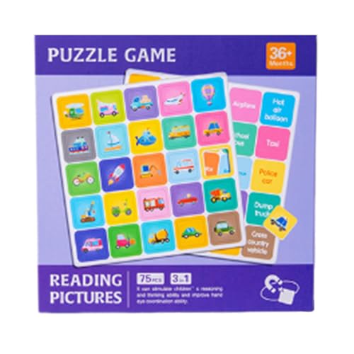 Lunaobrik Alphabetisierungspuzzle im Vorschulalter, Rechtschreibpuzzle für frühes Lernen - Englische Wörter - lustige chinesische Charaktere, Spielzeug, Lernen Lunaobrik Alphabetisierungspuzzle im Vorschulalter, Rechtschreibpuzzle für frühes Lernen - Englische Wörter - lustige chinesische Charaktere, Spielzeug, Lernen von Lunaobrik
