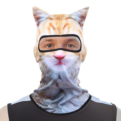 Lunaobrik Animaldruckgesichtsbedeckung, Tiergesichtsbedeckung | Vollge Gesicht Masque mit Standohren | Dreidimensionales Muster, Halloween Hut für Musikfestivals Lunaobrik Animaldruckgesichtsbedeckung, Tiergesichtsbedeckung | Vollge Gesicht Masque mit Standohren | Dreidimensionales Muster, Halloween Hut für Musikfestivals von Lunaobrik