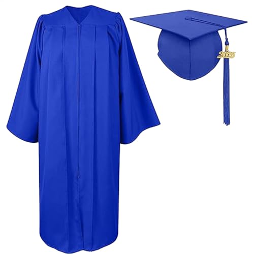 Lunaobrik Cap und Abschlusskleid 'Kindergarten, Abschlusskleid, Baskenmütze mit 2025 TASSEL | Abschlussklasse 2025 Zeremonie Kleidung für Kinder im Vorschulalter von Lunaobrik