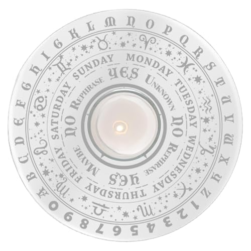 Lunaobrik Divination Board, Ouija Spirit Board,Metaphysische Entscheidungsträger aus Acryl mit Buchstaben und Zahlen - Glück erzählt Pendel für Hellseher, Anfänger, Astrologen Lunaobrik Divination Board, Ouija Spirit Board,Metaphysische Entscheidungsträger aus Acryl mit Buchstaben und Zahlen - Glück erzählt Pendel für Hellseher, Anfänger, Astrologen von Lunaobrik
