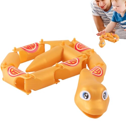 Lunaobrik Fidget Snake Multi-Joint, Prank Jetned Snake, Multi-Joint Statue | Home School Travel Gag Joke Fun Collectable Animal Fornament für Tochter, Freund, Sohn von Lunaobrik