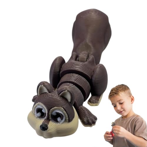 Lunaobrik Flexibles Gelenkspielzeug, bewegliches Gelenktier, Heimdekorationsspielzeug mit bedruckten Tieren in, Ornamente Modell Skulptur Eichhörnchen für Dekorationen für Lunaobrik Flexibles Gelenkspielzeug, bewegliches Gelenktier, Heimdekorationsspielzeug mit bedruckten Tieren in, Ornamente Modell Skulptur Eichhörnchen für Dekorationen für von Lunaobrik