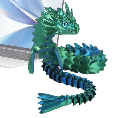 Lunaobrik Gedruckter Drache in , Fidget Drachenspielzeug Bedruckt in | Flexible Gelenke Fidget Toys | Gedrucktes Flexibles Spielzeug mit aufgeregtem für Freunde, Familien, und Mädchen von Lunaobrik
